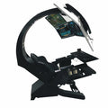 IW320 Hot Selling Zero Gravity Recline PC Chair With Massage Function As Altwork Support Upto 5 Monitors Ease Comfy Cockpit