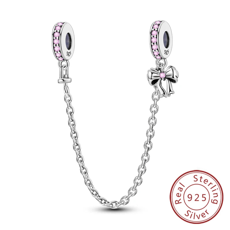 Hot Sale 925 Sterling Silve Charms Beads Forever Love Heart Sister Family Life Charms Dangle For Bracelet Woman Jewelry Gifts
